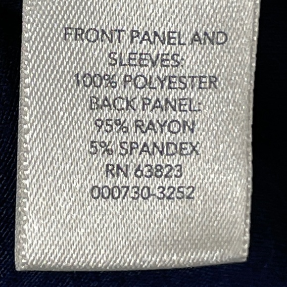 NWT Women’s Cj Banks 3/4 sleeve,  Blue/Black/Gray Floral, 1X Top - Picture 12 of 15